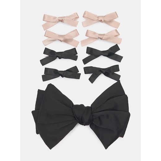 Sinsay - Spinki do włosów w kształcie kokardek 9 pack - wielobarwny Sinsay One Size Sinsay