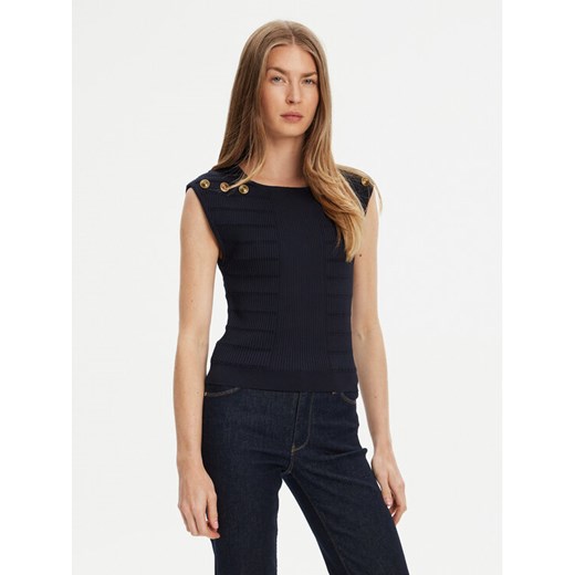 Guess Bluzka W5YR12 Z0130 Granatowy Regular Fit Guess XXL MODIVO
