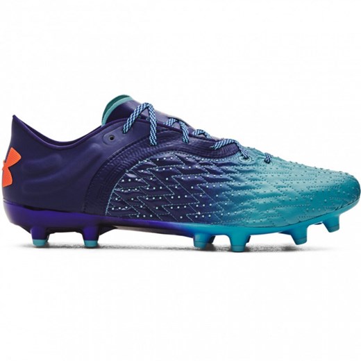Męskie buty piłkarskie korki lanki Under Armour UA Clone Magnetico Pro2.0 FG - niebieskie ze sklepu Sportstylestory.com w kategorii Buty sportowe męskie - zdjęcie 184601170