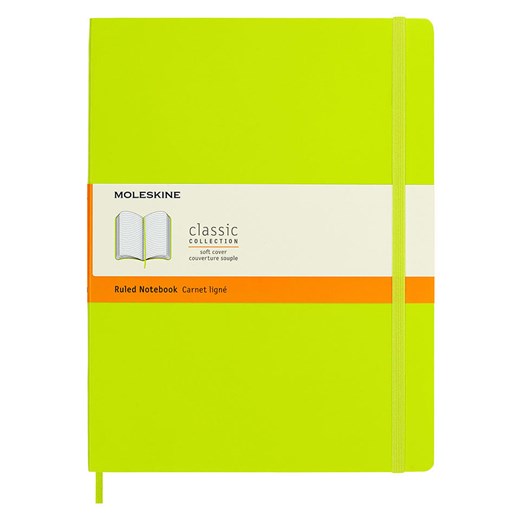 Moleskine Notatnik w kolorze limonkowym - 19 x 25 cm ze sklepu Limango Polska w kategorii Akcesoria biurowe - zdjęcie 184601591