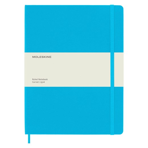 Moleskine Notatnik w kolorze niebieskim - 19 x 25 cm ze sklepu Limango Polska w kategorii Akcesoria biurowe - zdjęcie 184601604