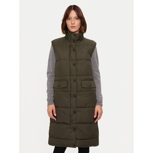 Whistler Bezrękawnik Amaretto W Long Puffer W234602 Zielony Regular Fit ze sklepu MODIVO w kategorii Kamizelki damskie - zdjęcie 184602822