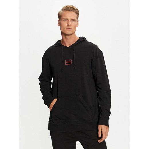 Hugo Bluza 50525244 Czarny Regular Fit ze sklepu MODIVO w kategorii Bluzy męskie - zdjęcie 184602833