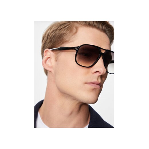 Tom Ford Okulary przeciwsłoneczne FT0753 Czarny Tom Ford 62 MODIVO
