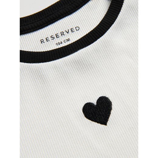 Reserved - Prążkowany t-shirt - wielobarwny Reserved 80 (9-12 m.) Reserved