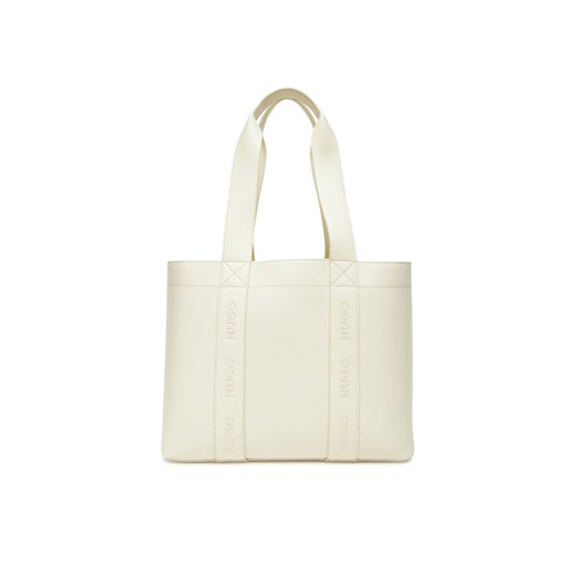 Torebka HUGO 50547491 Biały ze sklepu eobuwie.pl w kategorii Torby Shopper bag - zdjęcie 184604382