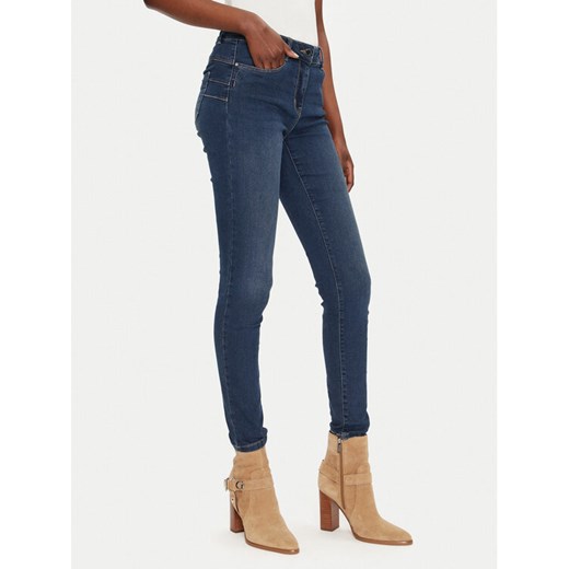 Morgan Jeansy 241-PARDA Granatowy Slim Fit ze sklepu MODIVO w kategorii Jeansy damskie - zdjęcie 184605090