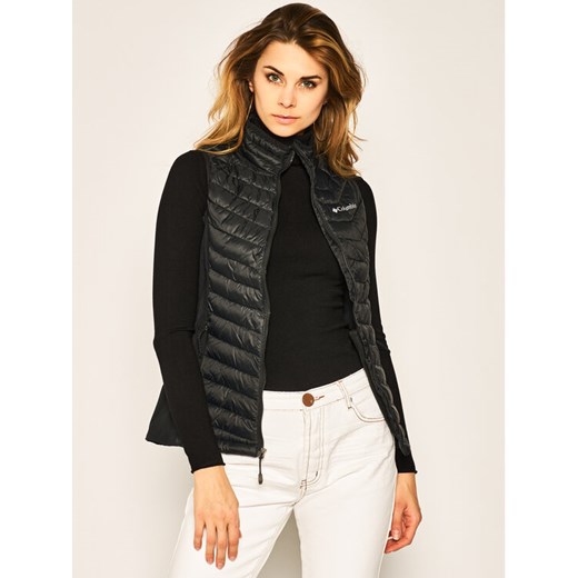 Columbia Bezrękawnik Powder Pass Vest EK0192 Czarny Regular Fit ze sklepu MODIVO w kategorii Kamizelki damskie - zdjęcie 184605131