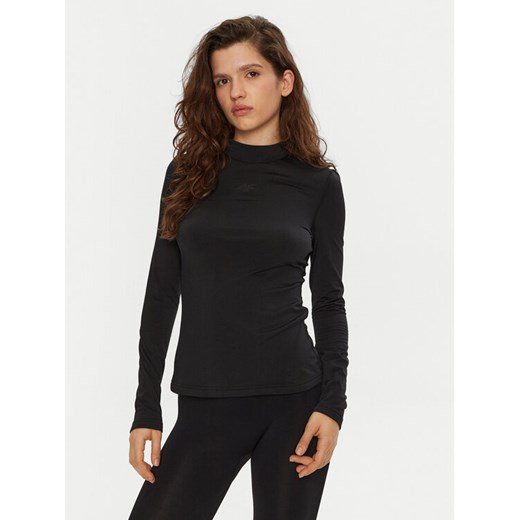 4F Bielizna termoaktywna górna 4FWAW24UBRUF074 Czarny Slim Fit ze sklepu MODIVO w kategorii Bluzki damskie - zdjęcie 184605202