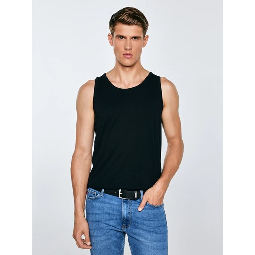 Koszulka męska bez rękawów czarna Dero 906 ze sklepu Big Star w kategorii T-shirty męskie - zdjęcie 184606113