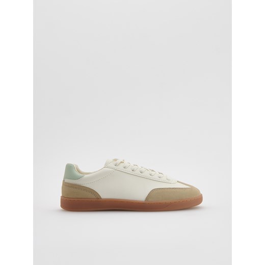 Reserved - Sneakersy z kontrastowymi elementami - biały ze sklepu Reserved w kategorii Buty sportowe damskie - zdjęcie 184606452