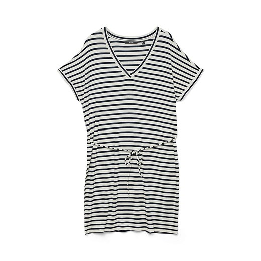 Vero Moda Sukienka w kolorze kremowo-granatowym Vero Moda XL okazja Limango Polska