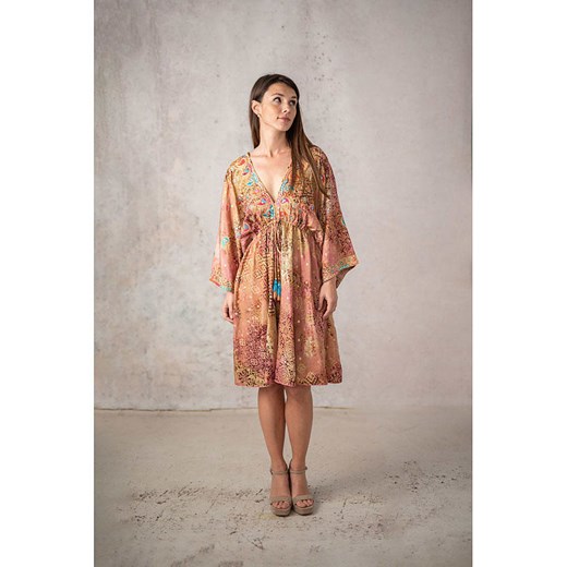 Lula Natura Sukienka w kolorze pomarańczowym ze sklepu Limango Polska w kategorii Sukienki - zdjęcie 184606753
