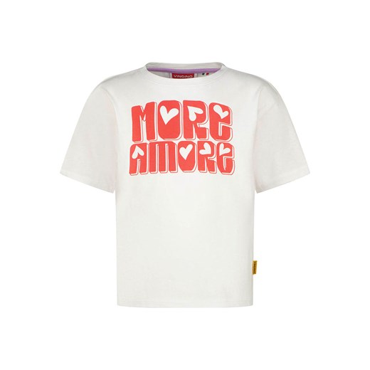 Vingino Koszulka w kolorze białym ze sklepu Limango Polska w kategorii T-shirty chłopięce - zdjęcie 184607001