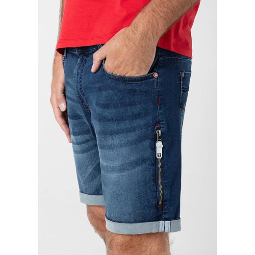 Timezone Szorty dżinsowe - Slim fit - w kolorze granatowym Timezone W33 okazja Limango Polska