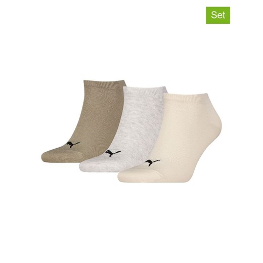 Puma Skarpety (3 pary) w kolorze biało-beżowo-kremowym Puma 43-46 wyprzedaż Limango Polska