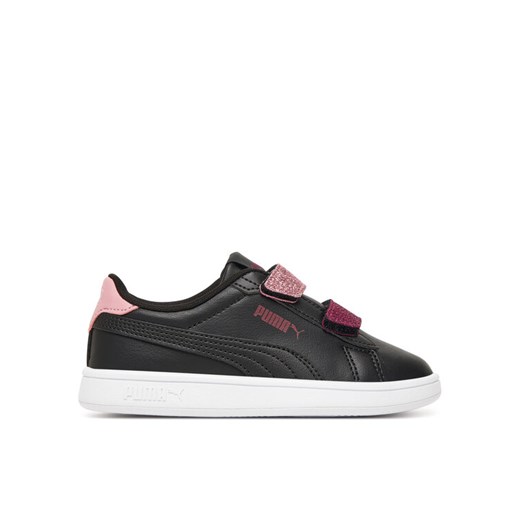 Puma Sneakersy Smash 3.0 L Glitter Velcro V Ps 395609 07 Czarny ze sklepu MODIVO w kategorii Buty sportowe dziecięce - zdjęcie 184608132