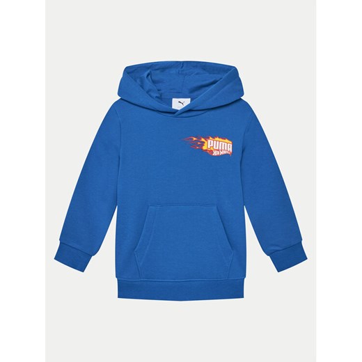 Puma Bluza Hot Wheels 630071 Niebieski Regular Fit ze sklepu MODIVO w kategorii Bluzy chłopięce - zdjęcie 184608190
