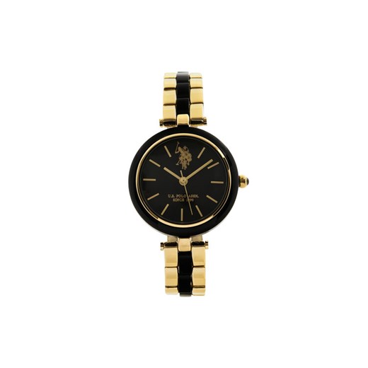 U.S. Polo Assn. Zegarek USP8362BK Złoty ze sklepu MODIVO w kategorii Zegarki - zdjęcie 184608221