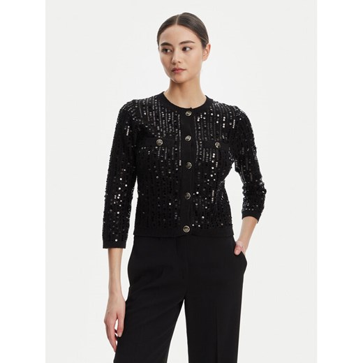 Marella Kardigan Siena1 2523346094 Czarny Regular Fit ze sklepu MODIVO w kategorii Swetry damskie - zdjęcie 184608280