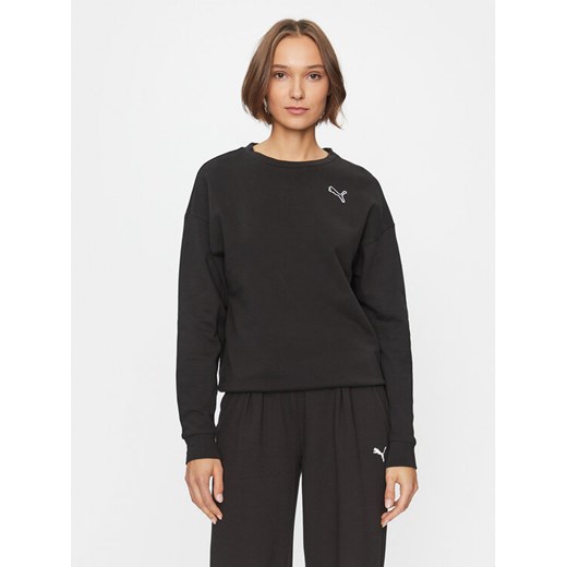 Puma Bluza Better Essentials 675987 Czarny Comfort Fit ze sklepu MODIVO w kategorii Bluzy damskie - zdjęcie 184608383