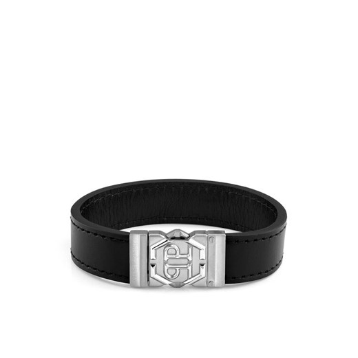 PHILIPP PLEIN Bransoletka Hexagon Tactical Buckle PJVEA01BS Czarny ze sklepu MODIVO w kategorii Bransolety - zdjęcie 184608391