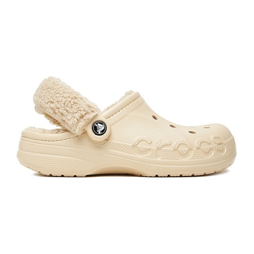 Klapki basenowe Crocs C-BAYA LINED FUZZ STRAP CLOG 206633-11S ze sklepu ccc.eu w kategorii Klapki damskie - zdjęcie 184610411
