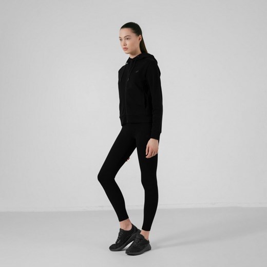 Damskie legginsy dzianinowe 4F NOSD4-LEG303 - czarne ze sklepu Sportstylestory.com w kategorii Spodnie męskie - zdjęcie 184610503