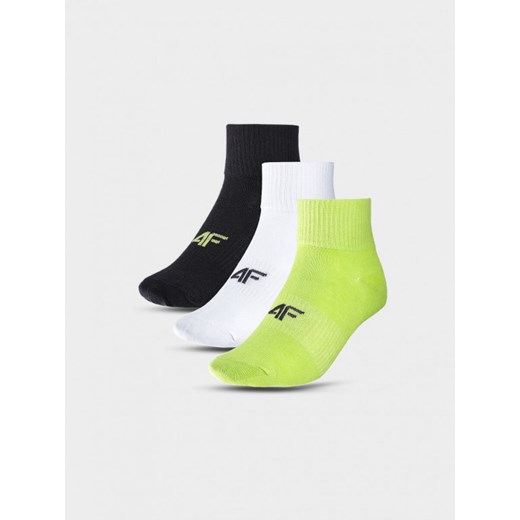 Dziecięce skarpetki (3-pack) 4F 4FJWMM00USOCU330 - multikolor ze sklepu Sportstylestory.com w kategorii Skarpetki dziecięce - zdjęcie 184610544