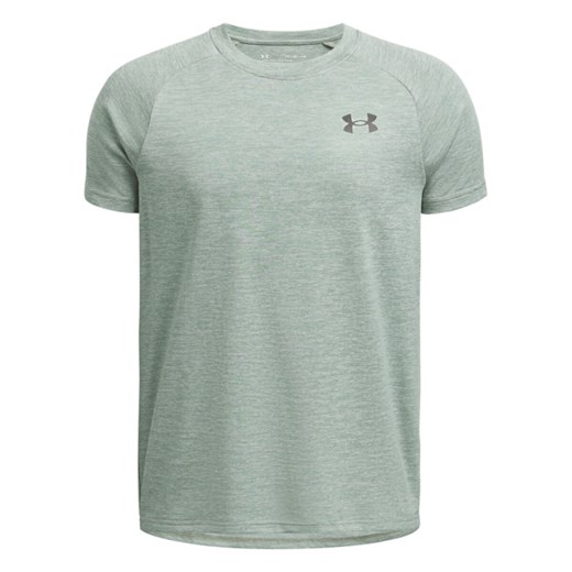 Chłopięca koszulka treningowa Under Armour UA Tech 2.0 SS - zielona ze sklepu Sportstylestory.com w kategorii T-shirty chłopięce - zdjęcie 184610893