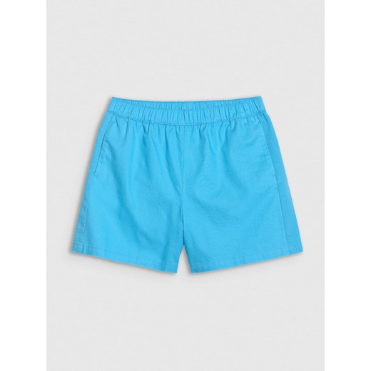 Damskie spodenki casual 4F 4FRSS25TSHOF750 - niebieskie ze sklepu Sportstylestory.com w kategorii Szorty - zdjęcie 184611094