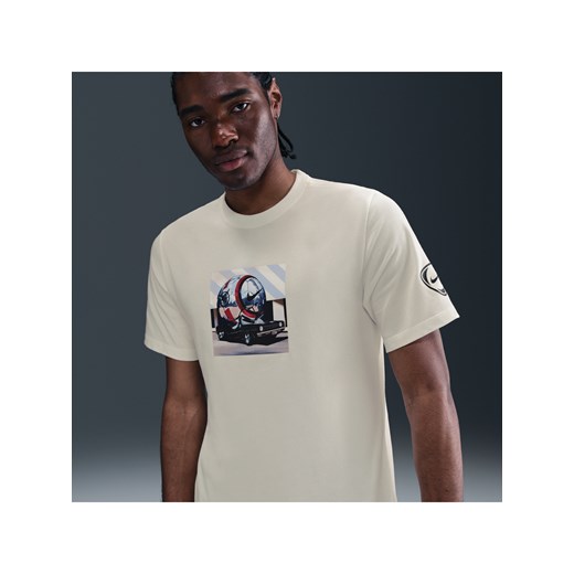 Męski T-shirt piłkarski Nike - Biel ze sklepu Nike poland w kategorii T-shirty męskie - zdjęcie 184611290