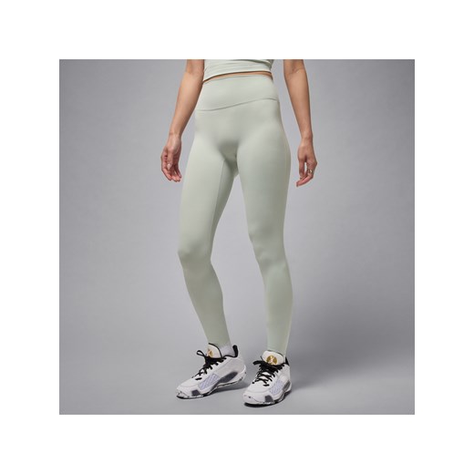 Damskie legginsy z wysokim stanem Dri-FIT Jordan Sport - Szary ze sklepu Nike poland w kategorii Spodnie damskie - zdjęcie 184611320
