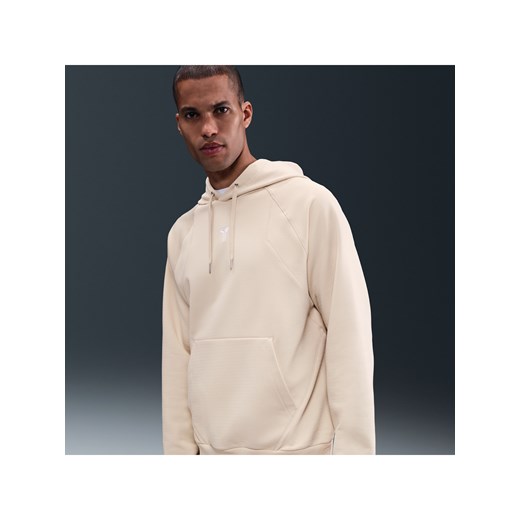 Bluza z kapturem Therma-FIT Kobe - Brązowy ze sklepu Nike poland w kategorii Bluzy męskie - zdjęcie 184611352