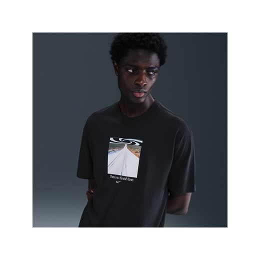 T-shirt męski Max90 Nike Sportswear - Czerń ze sklepu Nike poland w kategorii T-shirty męskie - zdjęcie 184611363