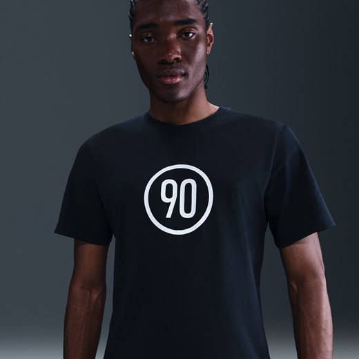 Męski T-shirt piłkarski Nike Total 90 - Czerń Nike XXL Nike poland