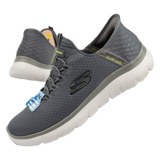 Buty Skechers Summits M 232457/CHAR szare ze sklepu ButyModne.pl w kategorii Buty sportowe męskie - zdjęcie 184611800
