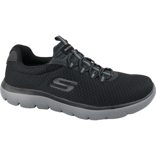 Buty Skechers Summits M 52811-BKCC czarne ze sklepu ButyModne.pl w kategorii Buty sportowe męskie - zdjęcie 184611881