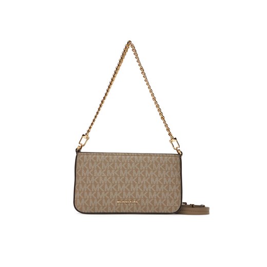 Torebka MICHAEL Michael Kors Bryant Small 32T5GYTU1V Beżowy ze sklepu eobuwie.pl w kategorii Listonoszki - zdjęcie 184612120