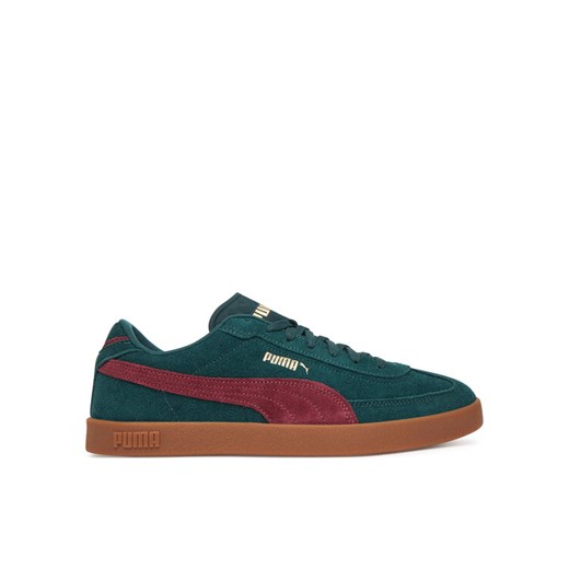 Sneakersy Puma Club II Era Suede 400717 12 Zielony ze sklepu eobuwie.pl w kategorii Buty sportowe męskie - zdjęcie 184612243