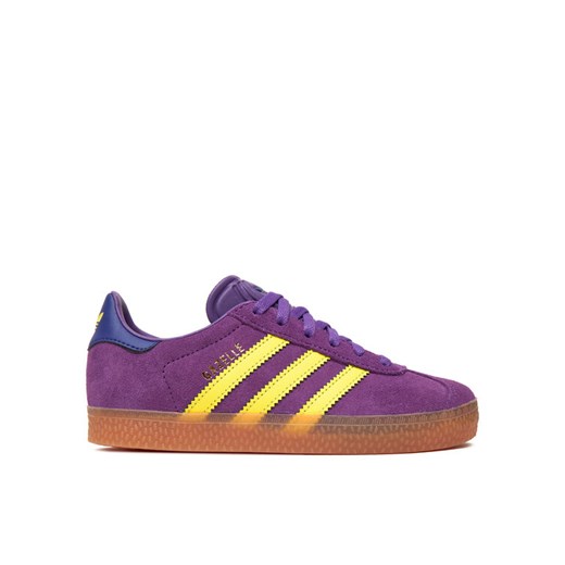 Sneakersy adidas Gazelle JP7131 Fioletowy ze sklepu eobuwie.pl w kategorii Buty sportowe dziecięce - zdjęcie 184612263