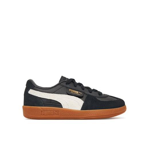 Sneakersy Puma Palermo Lth Ps 397276 03 Czarny ze sklepu eobuwie.pl w kategorii Buty sportowe dziecięce - zdjęcie 184612273