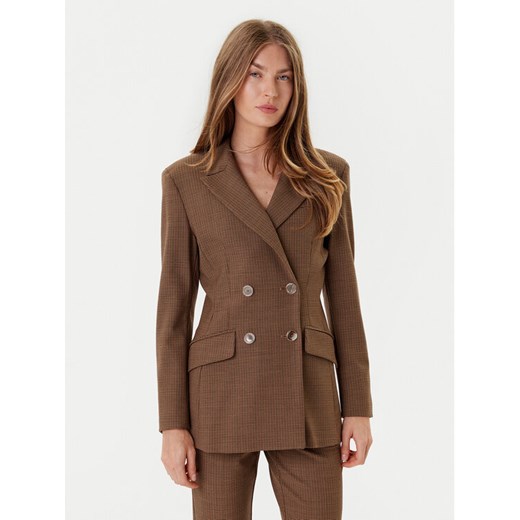 Marella Marynarka Agile 2523046201 Brązowy Regular Fit ze sklepu MODIVO w kategorii Marynarki damskie - zdjęcie 184613301