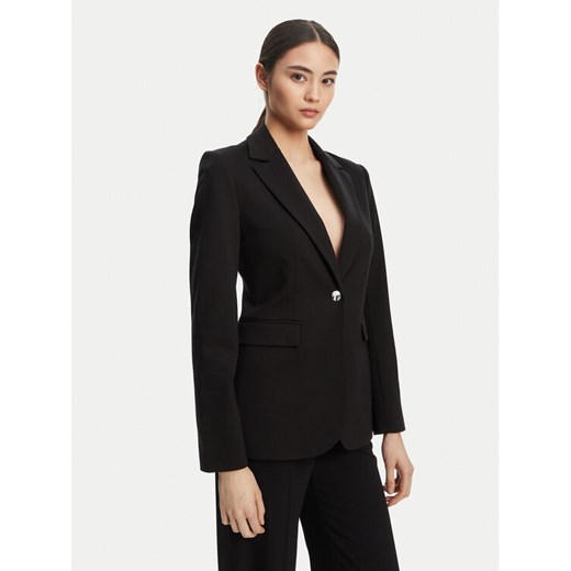 Calvin Klein Marynarka LV044B491G Czarny Slim Fit ze sklepu MODIVO w kategorii Marynarki damskie - zdjęcie 184613303