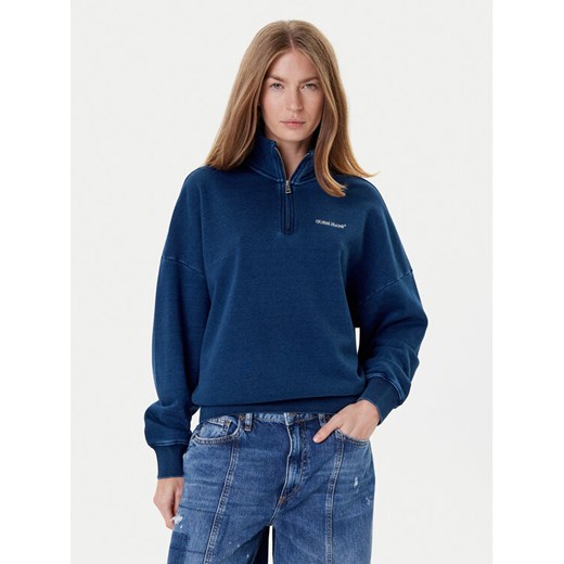 Guess Jeans Bluza W5YQ10 KCXQ1 Granatowy Regular Fit ze sklepu MODIVO w kategorii Bluzy damskie - zdjęcie 184613304