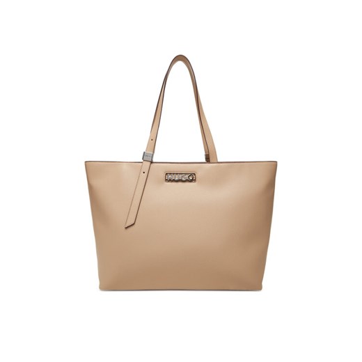 HUGO Torebka 50541884 Brązowy ze sklepu MODIVO w kategorii Torby Shopper bag - zdjęcie 184613324