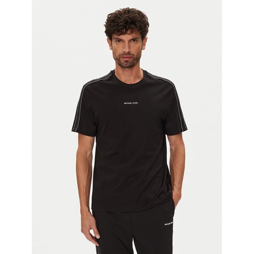 Michael Kors T-Shirt CT4524E1V2 Czarny Regular Fit ze sklepu MODIVO w kategorii T-shirty męskie - zdjęcie 184613350