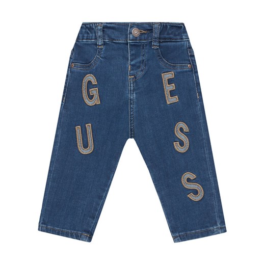 Guess Jeansy N5YA04 D4CA0 Niebieski Regular Fit ze sklepu MODIVO w kategorii Spodnie i półśpiochy - zdjęcie 184613352
