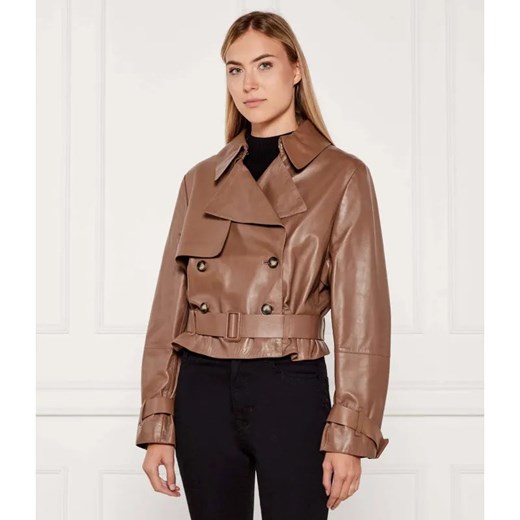 BOSS BLACK Skórzana kurtka Satela | Regular Fit ze sklepu Gomez Fashion Store w kategorii Kurtki damskie - zdjęcie 184614700