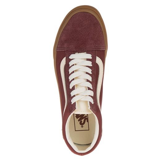 Vans Skórzane sneakersy w kolorze czerwonym Vans 36,5 okazja Limango Polska